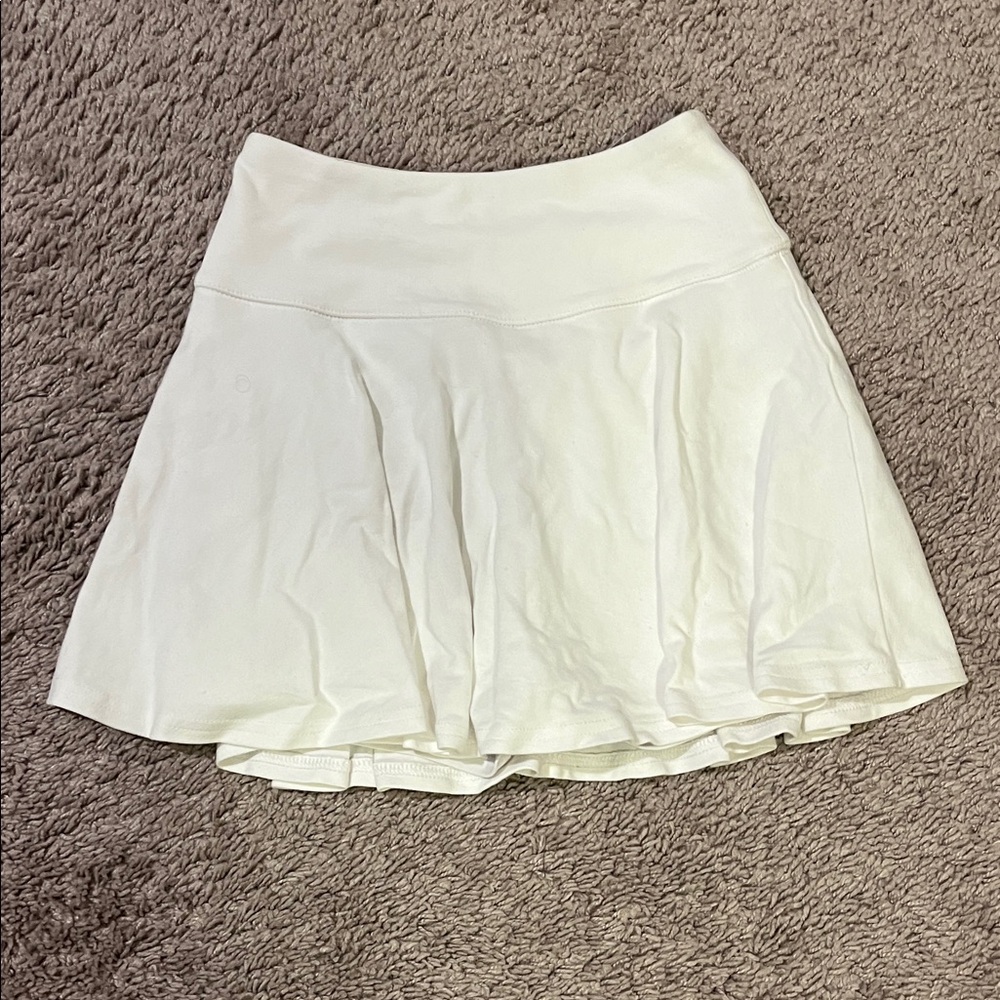 Hollister White Skater Skirt
